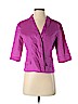 Jil Sander 100% Cotton Purple 3/4 Sleeve Blouse Size EU (IT) 38 / US 2 - photo 1