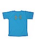 Under Armour 100% Polyester Graphic Blue Active T-Shirt Size L (youth) - photo 1