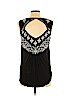 Lucky Brand Black Sleeveless Top Size L - photo 2