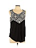 Lucky Brand Black Sleeveless Top Size L - photo 1
