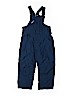 Girl Connection 100% Nylon Solid Blue Snow Pants With Bib Size 4 - 5 - photo 1
