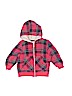 Hanna Andersson 100% Cotton Plaid Red Zip Up Hoodie Size 80 cm / US 12-18 MO - photo 1