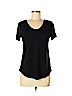 a.n.a. A New Approach Black Short Sleeve T-Shirt Size M (petite) - photo 1