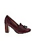 Lands' End 100% Leather Burgundy Heels Size 8 1/2 - photo 1