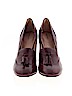 Lands' End 100% Leather Burgundy Heels Size 8 1/2 - photo 2
