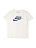 Nike 100% Cotton Graphic White Short Sleeve T-Shirt Size M (youth) - photo 1