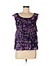 Apt. 9 100% Nylon Purple Sleeveless Top Size M (petite) - photo 1