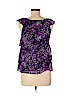 Apt. 9 100% Nylon Purple Sleeveless Top Size M (petite) - photo 2