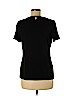 Talbots Black Short Sleeve T-Shirt Size M (petite) - photo 2