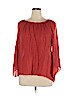 AB Studio Red 3/4 Sleeve Blouse Size XL - photo 1