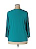 Slinky Brand Blue Long Sleeve Top Size 2X - photo 2