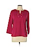 Speculation Pink 3/4 Sleeve Top Size L (petite) - photo 1
