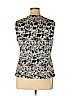 Ann Taylor Black Sleeveless Blouse Size 16 - photo 2
