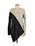 Matty M Black Long Sleeve Top Size M - photo 2