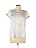 Ann Taylor White Short Sleeve Blouse Size 12 (petite) - photo 1