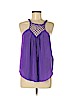 Rebecca Taylor 100% Silk Purple Sleeveless Silk Top Size 8 - photo 1