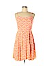 Old Navy 100% Rayon Orange Casual Dress Size M (petite) - photo 1