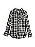 Justice Black Long Sleeve Button-Down Shirt Size 12 - photo 1