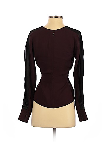 Yigal Azrouël New York Long Sleeve Silk Top (view 2)