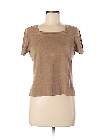 Dana Buchman Short Sleeve Silk Top (view 1)