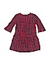 Baby Gap 100% Cotton Checkered-gingham Floral Red Dress Size 8 - photo 2
