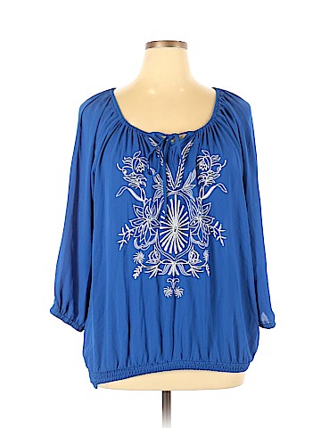 Lane Bryant 3/4 Sleeve Blouse (view 1)