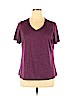 Ideology 100% Polyester Purple Active T-Shirt Size 1X - photo 1