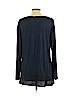 Suzanne Betro 100% Polyester Blue Long Sleeve Top Size L - photo 2