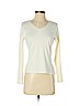 Eddie Bauer 100% Cotton Ivory Long Sleeve Top Size S (petite) - photo 1