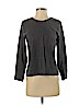 Talbots 100% Cotton Gray Long Sleeve T-Shirt Size M (petite) - photo 1