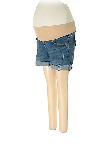 Indigo Blue Denim Shorts (view 1)