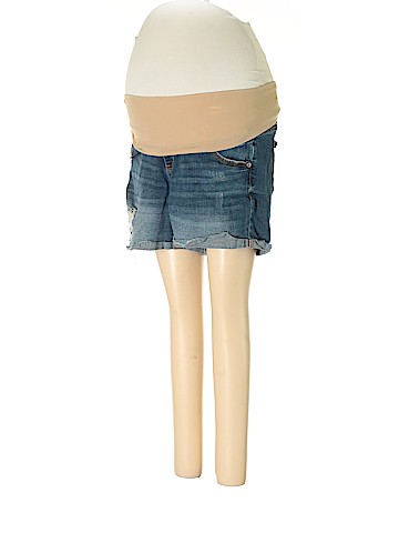 Indigo Blue Denim Shorts (view 1)