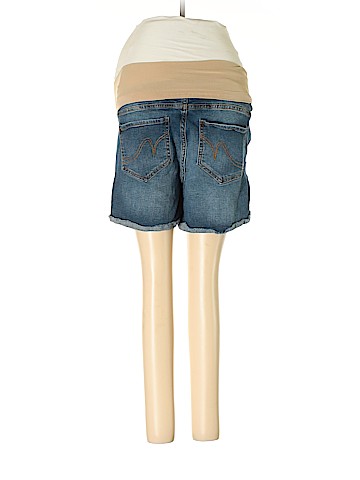 Indigo Blue Denim Shorts (view 2)