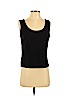 St. John Black Sleeveless Top Size S - photo 1