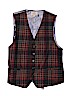 La Miniatura Plaid Blue Tuxedo Vest Size 12 - photo 1