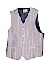 La Miniatura 100% Cotton Blue Tuxedo Vest Size 10 - photo 1