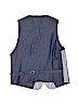 La Miniatura 100% Cotton Blue Tuxedo Vest Size 10 - photo 2
