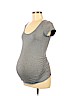 Old Navy - Maternity Gray Short Sleeve T-Shirt Size XS - photo 1