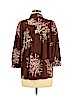 Valentino Roma Brown 3/4 Sleeve Blouse Size 8 - photo 2