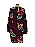 Ann Taylor LOFT 100% Polyester Burgundy Casual Dress Size S (petite) - photo 2