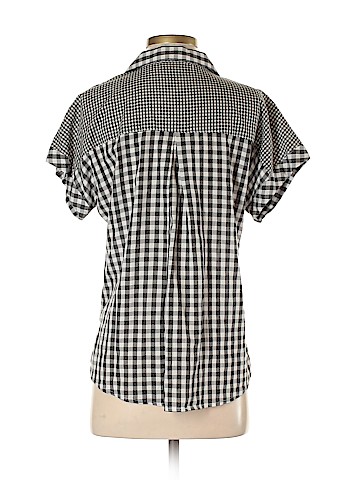 Statement Short Sleeve Button-Down Shirt (view 2)