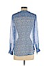Liz Claiborne 100% Polyester Blue Long Sleeve Blouse Size S (petite) - photo 2
