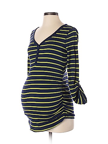 Motherhood Long Sleeve Henley (view 1)