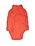 Leveret 100% Cotton Orange Long Sleeve Onesie 12-18 MO / 18 MO - photo 1