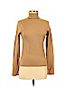 Jigsaw 100% Merino Wool Tan Turtleneck Sweater Size 2 - photo 1
