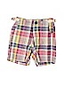 Baby Gap 100% Cotton Plaid Pink Khaki Shorts Size 18-24 mo - photo 1
