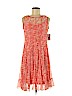 Jessica Howard 100% Polyester Orange Casual Dress Size 6 (petite) - photo 1