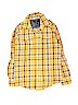 Gap Kids 100% Cotton Yellow Long Sleeve Button-Down Shirt Size M (youth) - photo 1