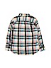 Gap Kids 100% Cotton Plaid Blue Long Sleeve Button-Down Shirt Size 6 - 7 - photo 2