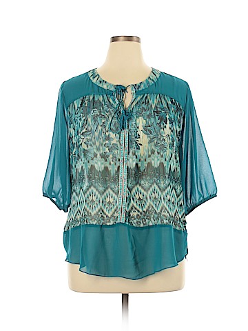 Style&Co 3/4 Sleeve Blouse (view 1)